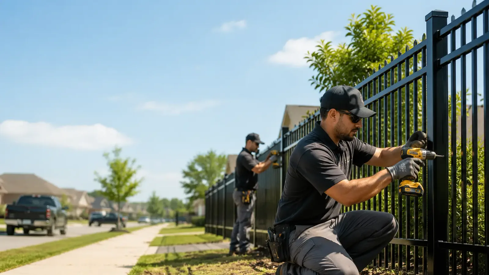 Metal Fence Installation in Gause, TX